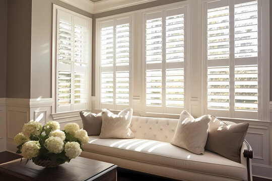 Shutter detail - room view