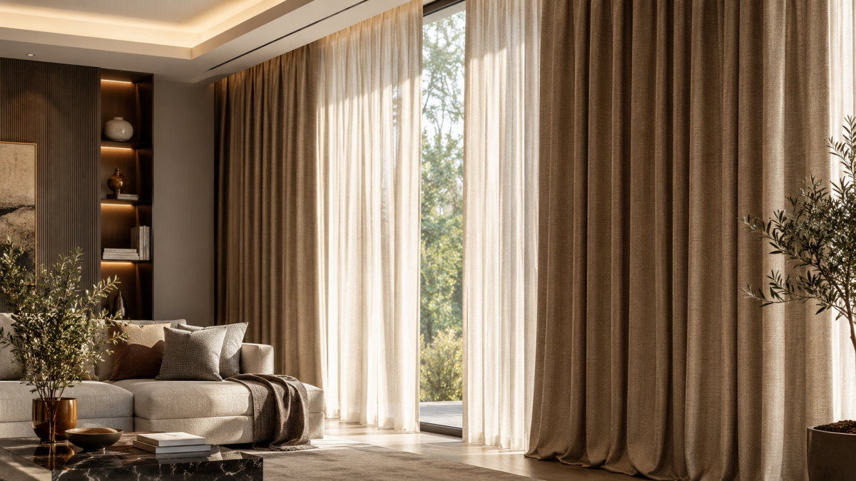 Custom curtains by Grace Curtains