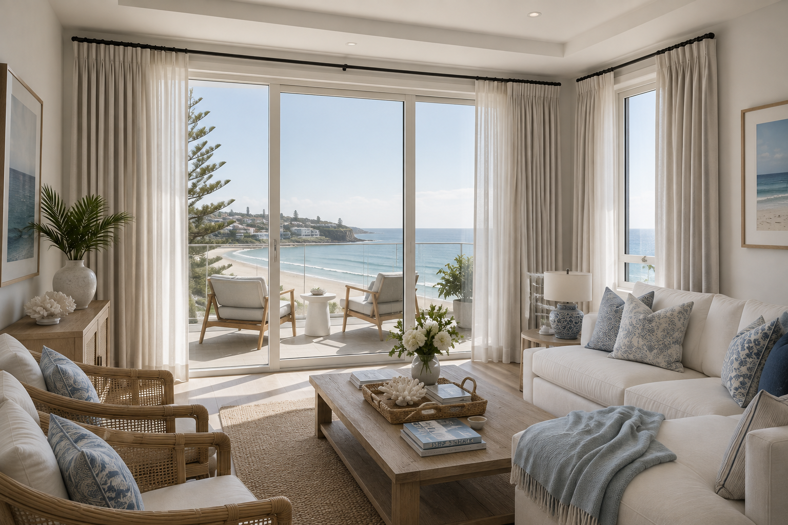 Hampton Beachfront Apartment - Main View